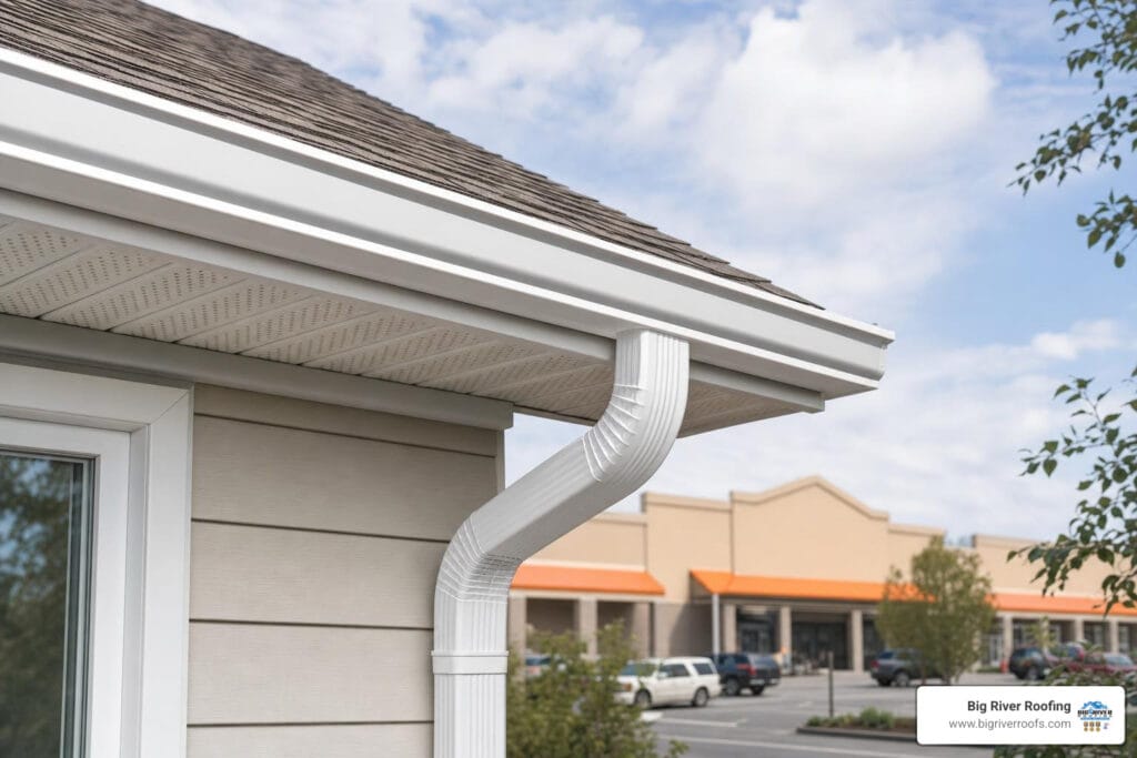 The Home Depot Gutter Guide: Materials, Guards, and Downspouts